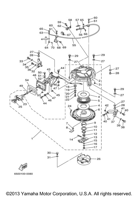 Yamaha Pin, Clevis(692) | 90240-06M18-00