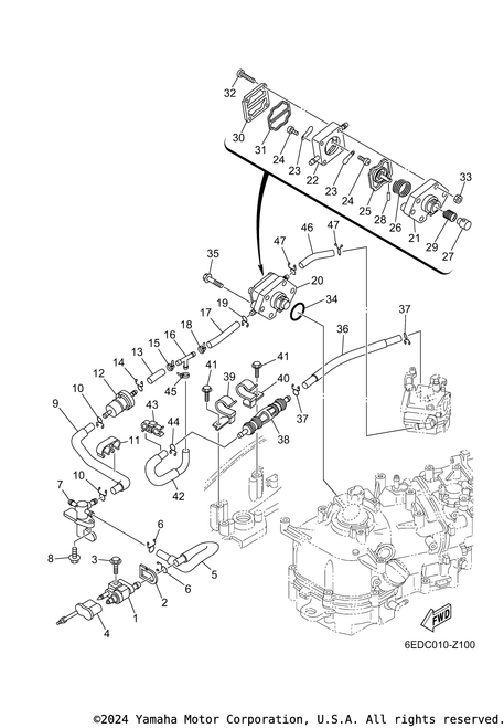 Yamaha Hose | 90445-10074-00