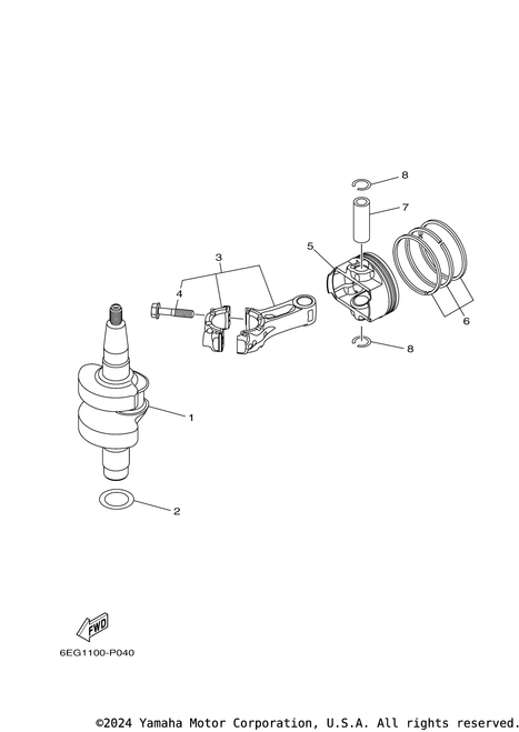 Yamaha Circlip | 93450-13811-00