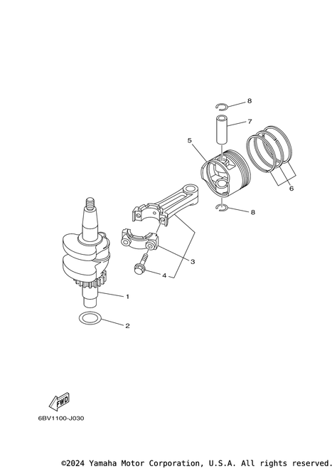 Yamaha Circlip (4G0) | 93450-16068-00