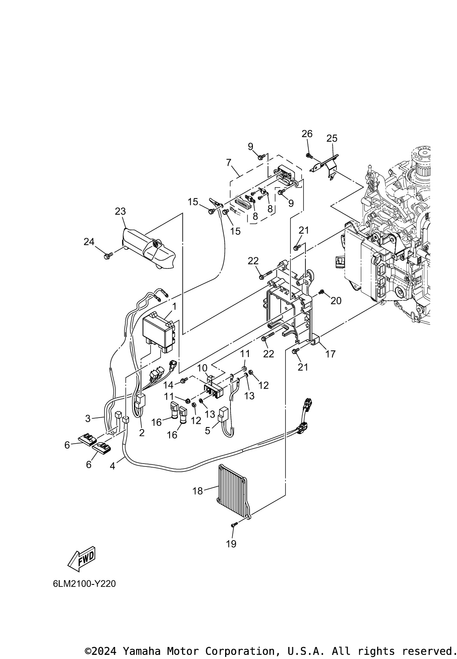 Yamaha Motor Control Unit Assembly | 6LH-86500-03-00