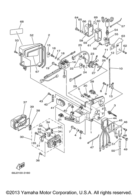 Yamaha Relay | 61A-8194A-00-00