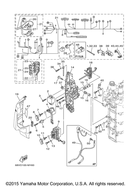 Yamaha Cover | 68V-81942-11-00