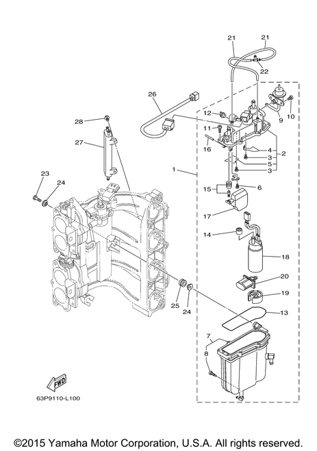 Yamaha Cooler | 69J-21841-02-00