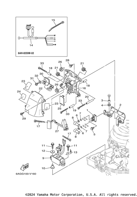 Yamaha Damper, Ignition Coil | 6AH-82317-01-00