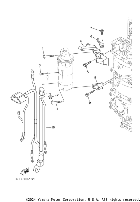 Yamaha Stay, Starting Motor | 6CB-81823-B0-00