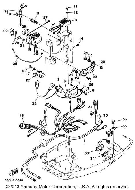 Yamaha Rectifier & Regulator Assembly | 6H2-81960-00-00