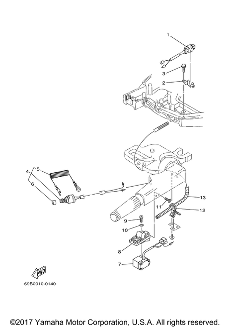 Yamaha Stay, Neutral Switch | 6J8-82554-00-00