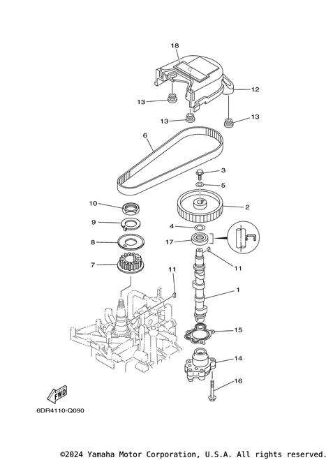 Yamaha Washer, Plate | 90201-06M94-00