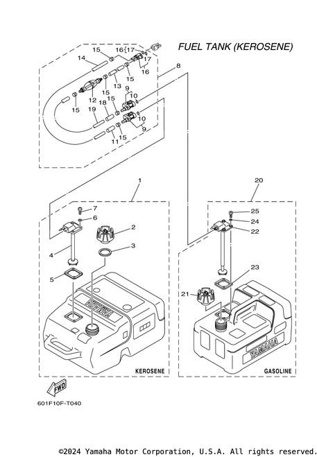 Yamaha Cap Assembly | 6YK-24610-10-00