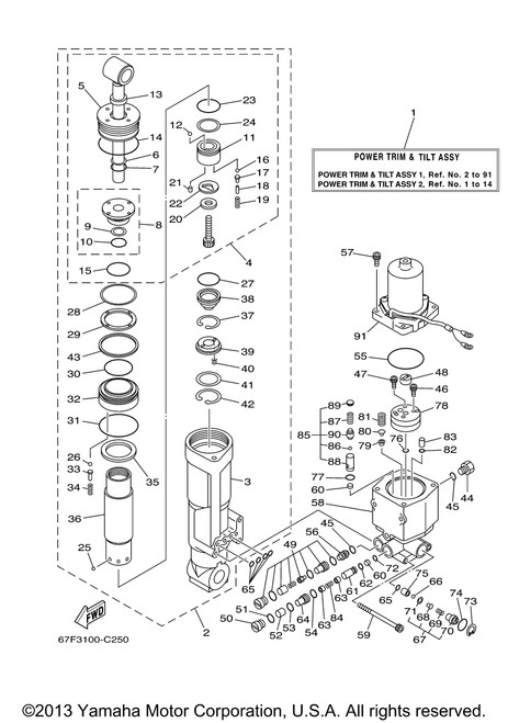 Yamaha Manual Valve Sub-Assembly | 61A-43860-20-00