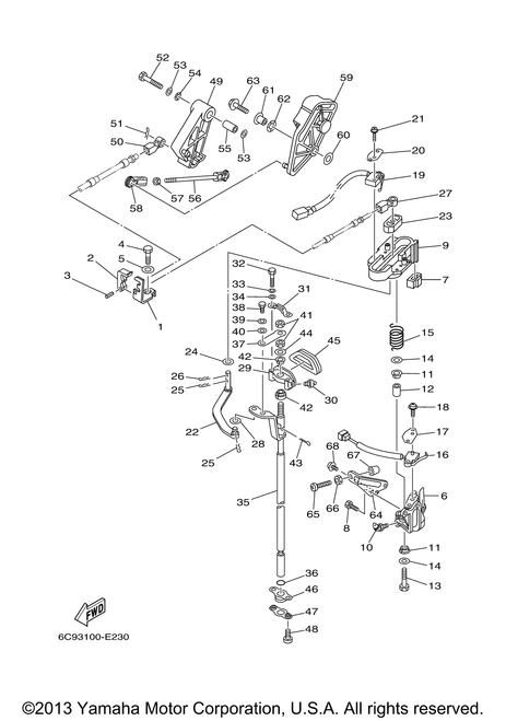 Yamaha Washer | 61A-44138-00-00