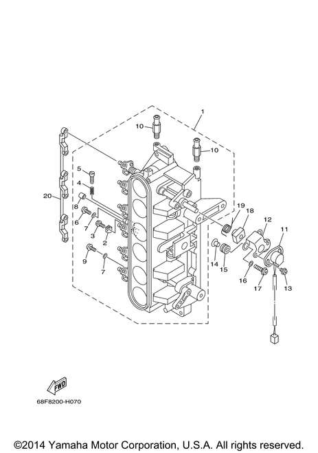 Yamaha Screw, Stop | 65L-14523-00-00