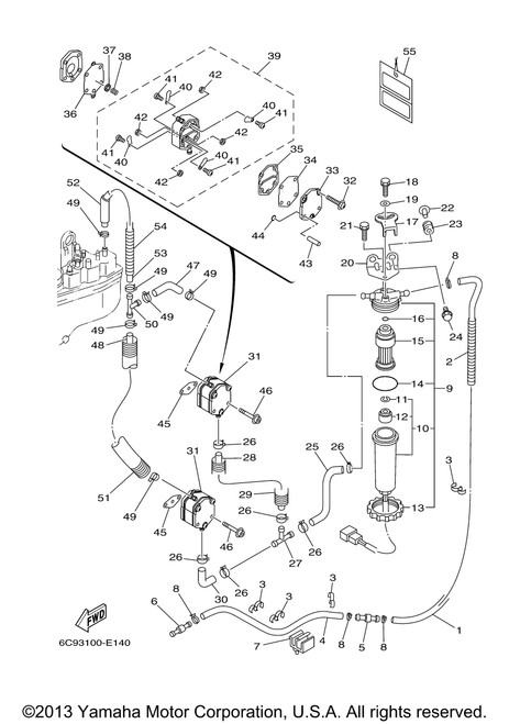 Yamaha Nut | 65L-24531-01-00