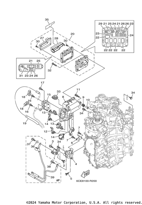 Yamaha Plate | 6CE-82588-00-00