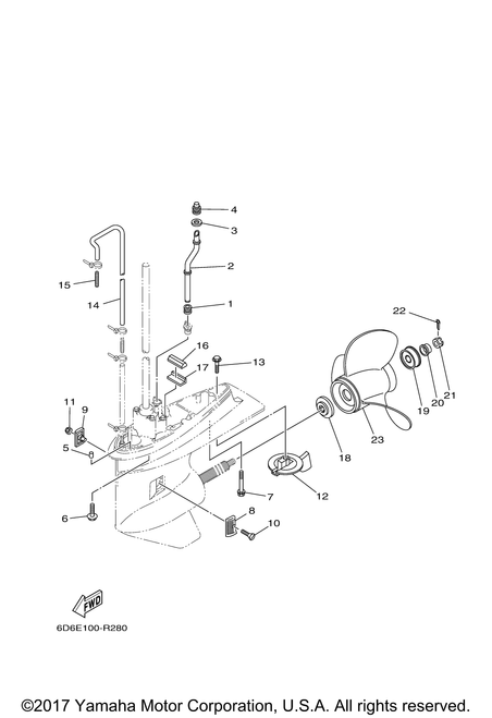 Yamaha Spacer | 6D8-44314-00-00