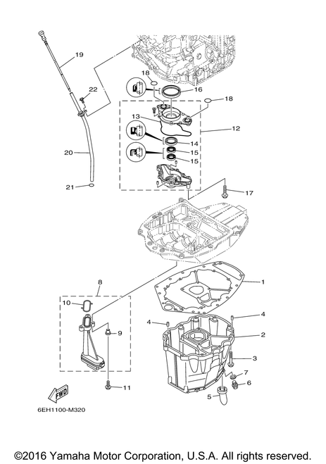 Yamaha Gasket, Pump Cover | 6DA-13329-00-00