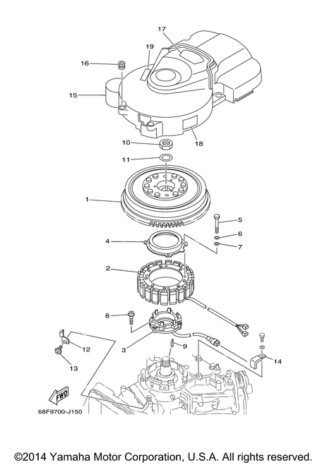 Yamaha Coil, Pulser | 60V-85580-10-00