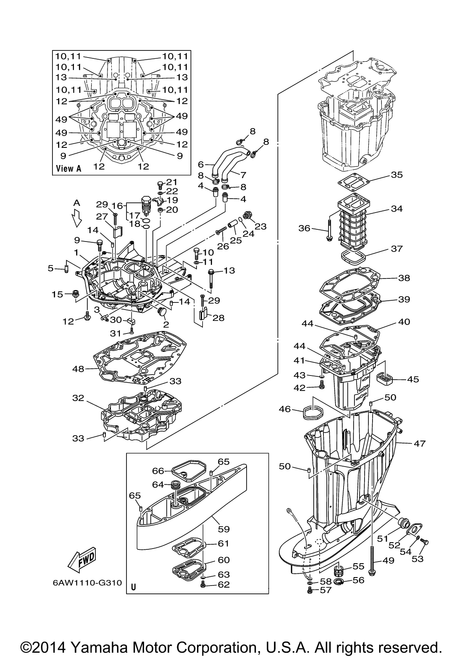 Yamaha Pressure Control Valve Assembly | 6AW-11371-00-00