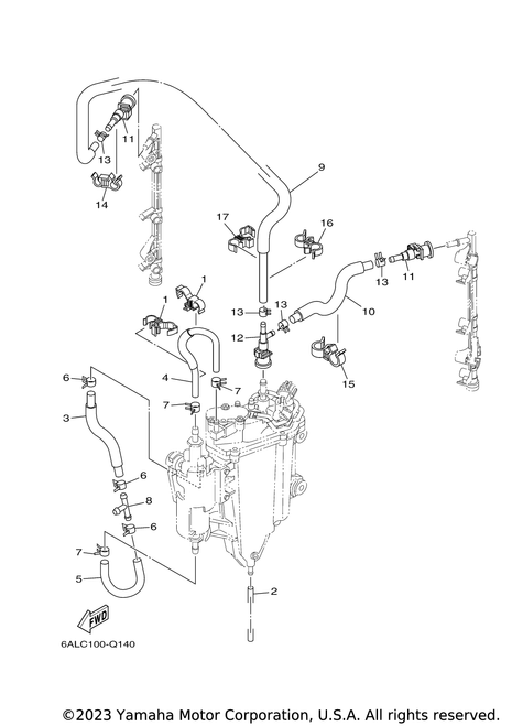 Yamaha Pipe 12 | 6AW-24323-20-00