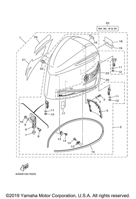 Yamaha Graphic, Front | 6AW-42677-20-00