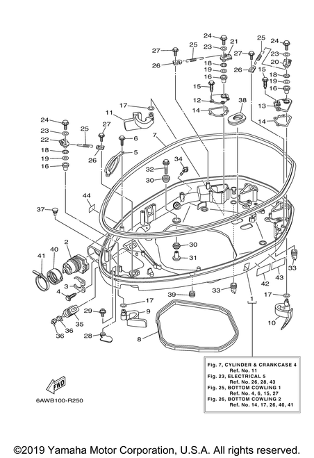 Yamaha Plate, Clamp | 6AW-42828-00-9S