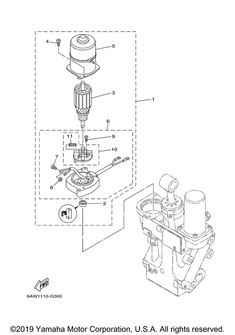 Yamaha Stator Assembly | 6AW-43804-01-00