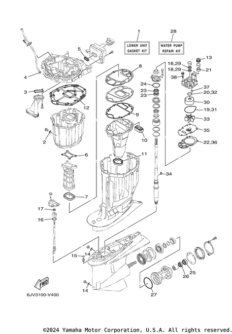 Yamaha Insert, Cartridge | 6AW-44322-00-00