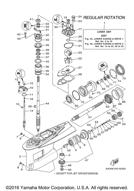 Yamaha Drive Shaft Comp. | 6AW-45501-00-00
