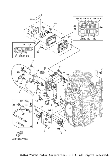 Yamaha Relay Assembly | 6AW-W8195-10-00