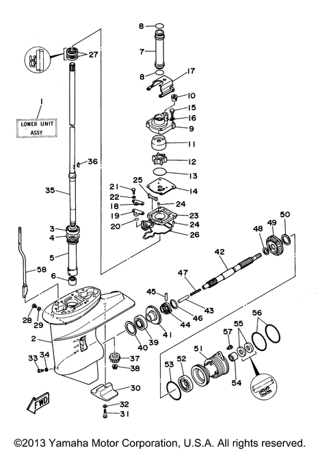 Yamaha Pinion | 61N-45551-00-00