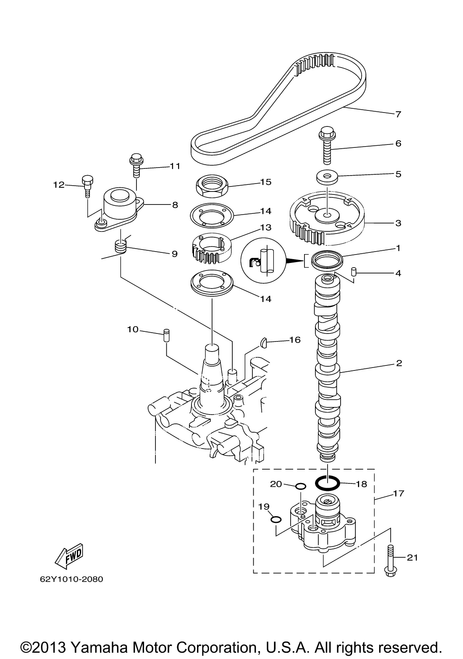Yamaha Gear, Drive | 62Y-11536-10-00