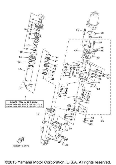 Yamaha Cylinder, Shock Absorber | 62Y-22471-00-00