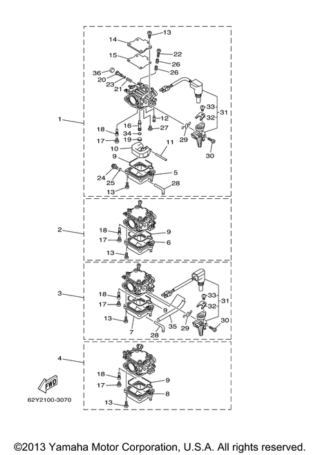 Yamaha Pipe, Fuel 1 | 62Y-24311-30-00