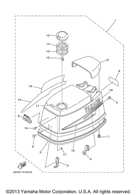 Yamaha Disk Cap 2 | 63D-2177H-00-00