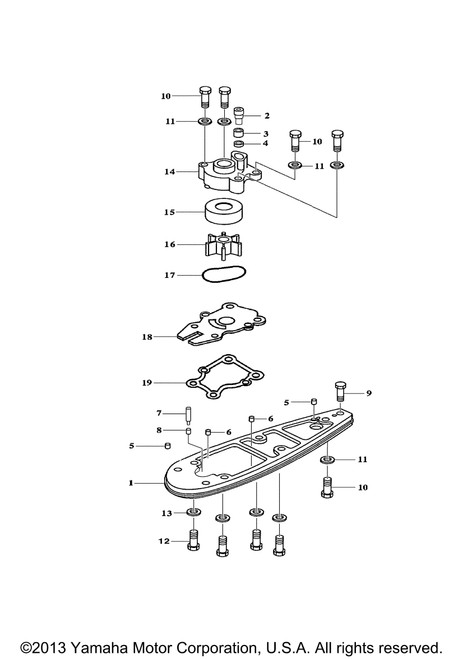 Yamaha Adapter Plate (Aj) | 63D-JD001-36-60