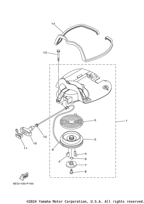 Yamaha Spring, Drive Pawl | 6BX-15705-00-00