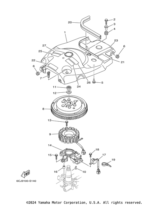 Yamaha Mark, Caution | 6C5-13437-63-00