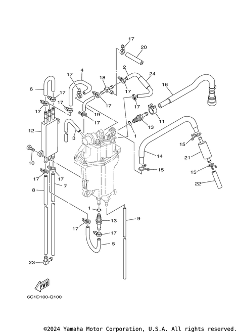 Yamaha O-Ring | 6C5-13739-00-00