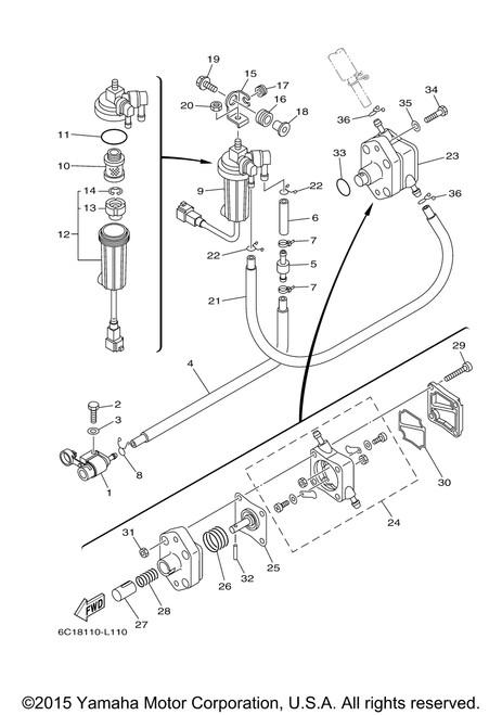 Yamaha Pipe 3 | 6C5-24313-00-00