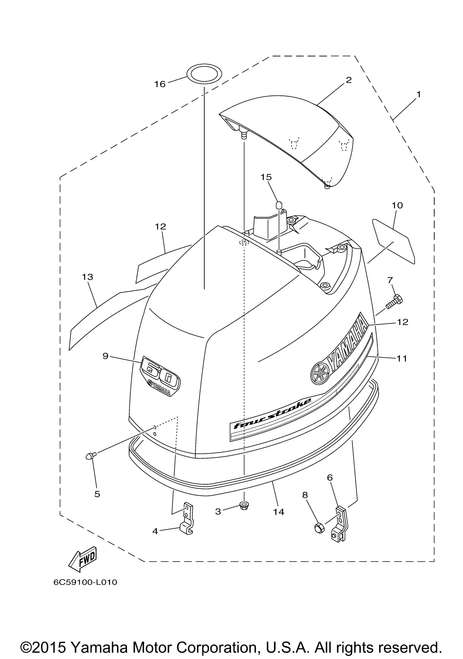 Yamaha Graphic, Rear | 6C5-42678-30-00