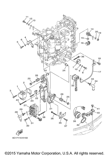 Yamaha Stay, Relay | 6C5-81953-00-00