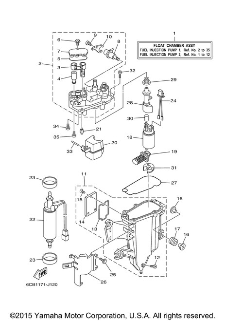 Yamaha Damper, Pump | 6CB-13781-00-00