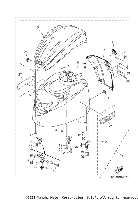 Yamaha Cover | 6CB-42134-01-00
