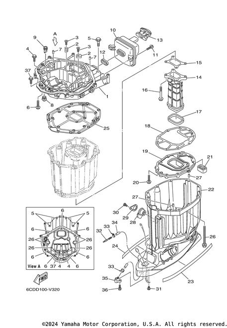 Yamaha Seal, Rubber | 6CB-42769-02-00