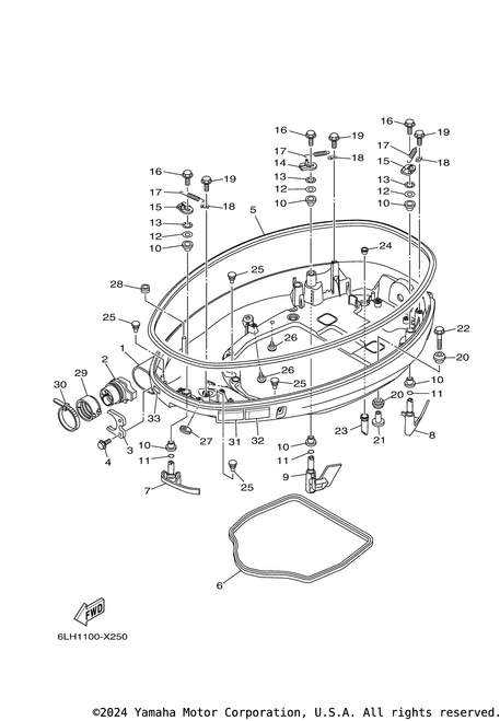 Yamaha Lever, Clamp | 6CB-42819-00-00