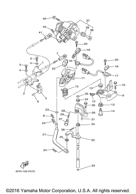Yamaha Bracket | 6CB-44117-00-00