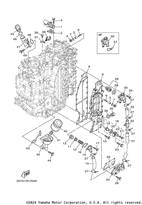 Yamaha Solenoid Valve Assembly | 6CB-86120-00-00