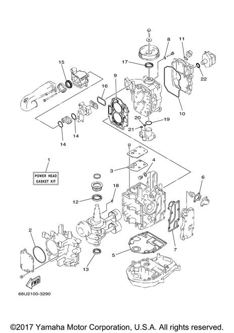 Yamaha Gasket, Breather Cover | 65W-11169-01-00