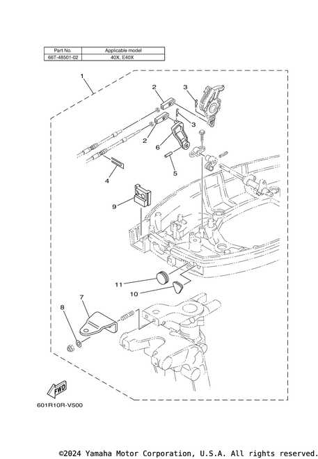 Yamaha Grommet | 65W-26326-11-00